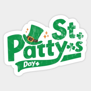 Retro St Paddy’s Day Funny St. Patrick's Day Sticker